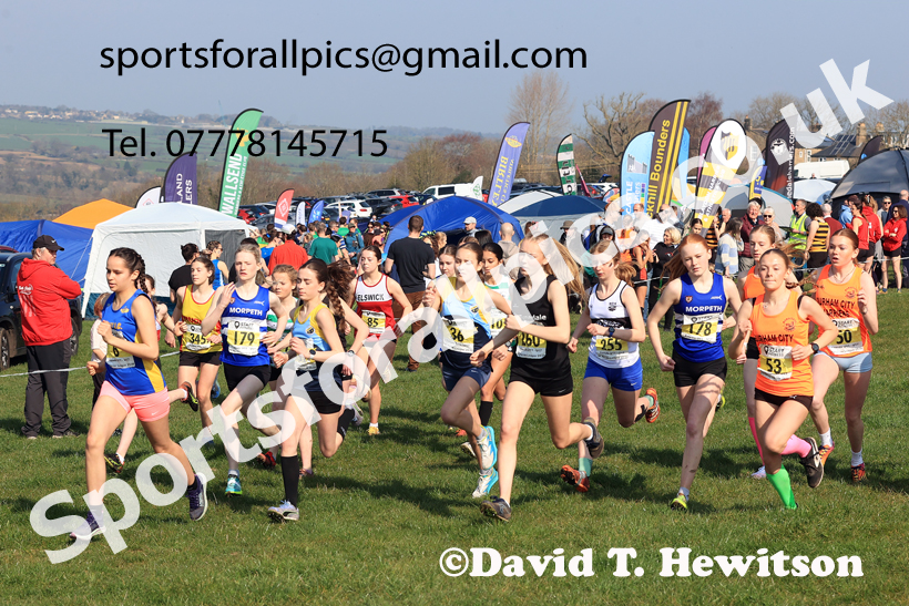 Girls Under-15s 2026 Start Fitness NEHL, Eltringham, Mickley, Northmberland. Photo: David T. Hewitson/Sports for All Pics